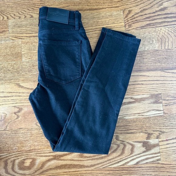 LUCKY BRAND SKINNY JEANS BLACK SIZE 27/4 BRAND NEW - Picture 8 of 8